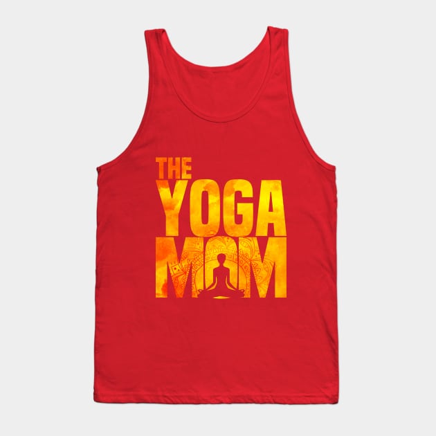 Womens Yoga Mom-Meditation Namaste Mothers Day Gift T Shirt Tank Top by CheesyB